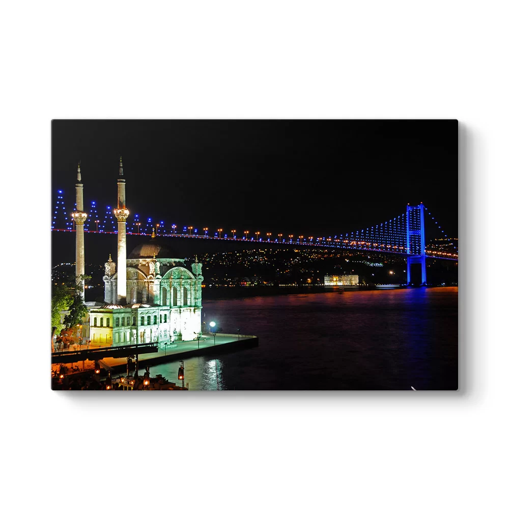 Ortaköy Camii ve Köprü Tablosu - Model 1